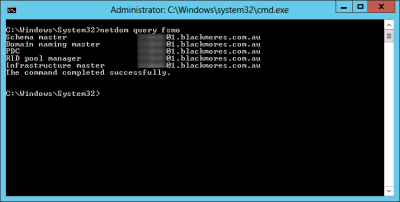 netdom query fsmo